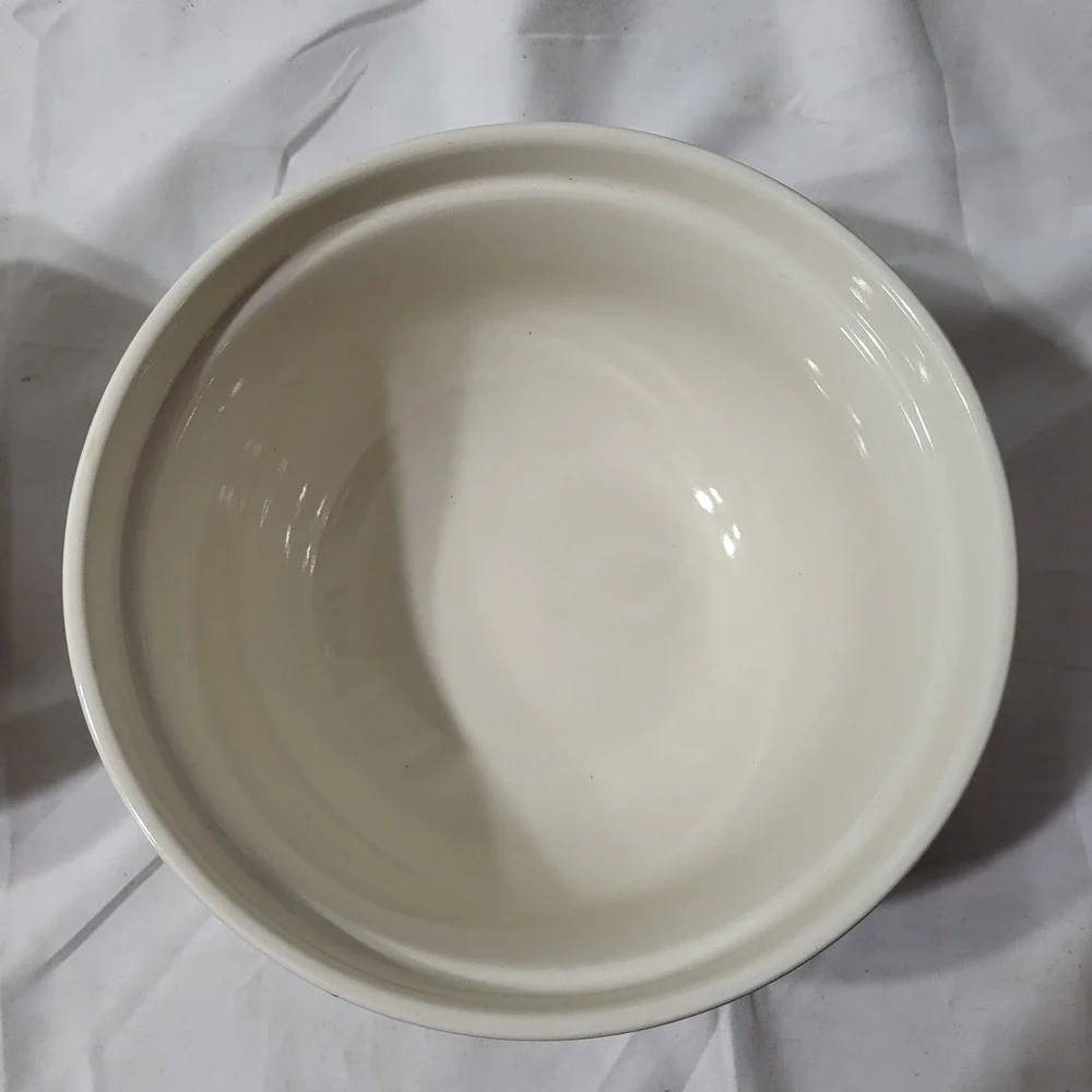3pc Thomson Pottery Nesting Mixing/Serving Bowls | Birdhouse Pattern Cottagecore